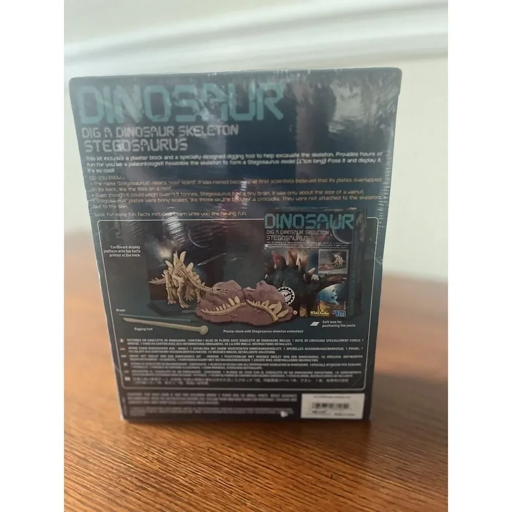Dig A Dinosaur Skeleton Stegosaurus STEM Science Excavation Kit Homeschool NEW
